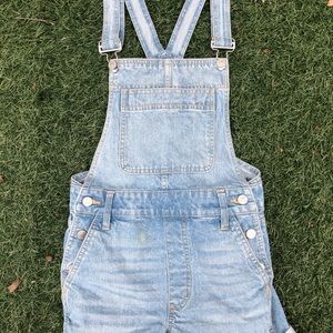 urban outfitters bdg shortall overalls